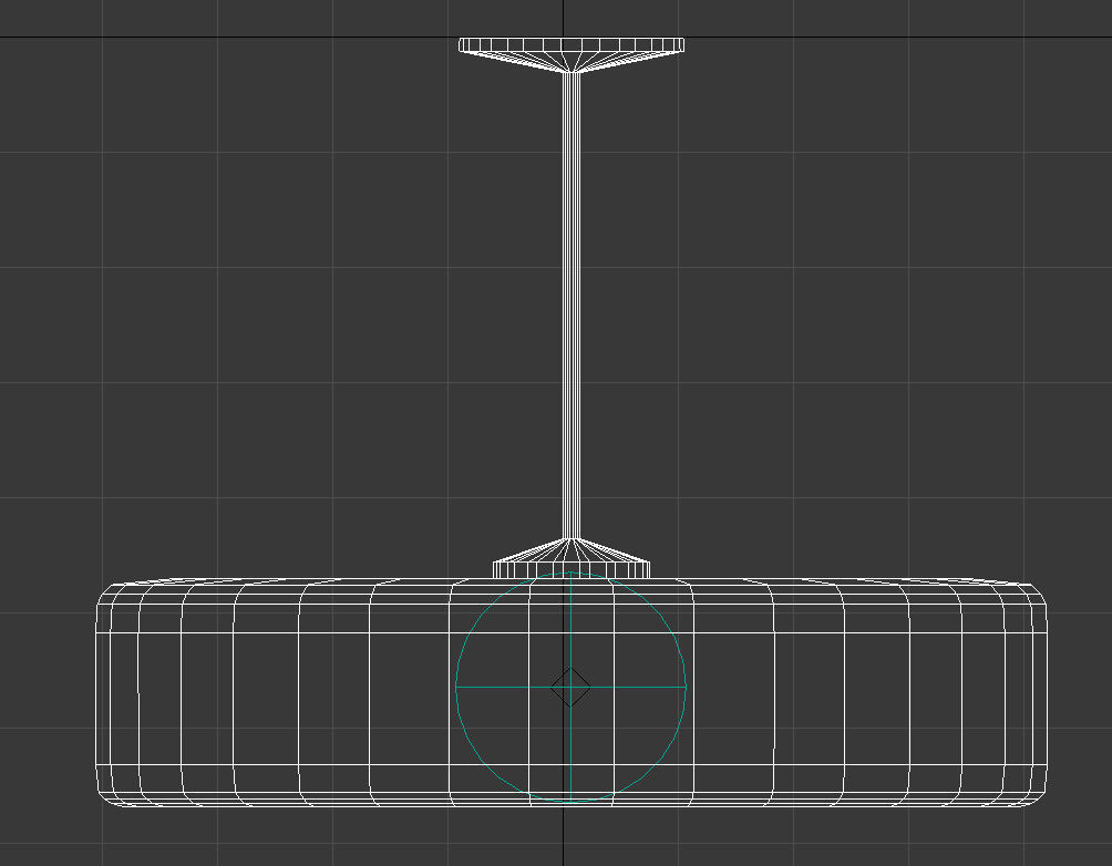 Big cylinder white hanging lamp 3D model_10