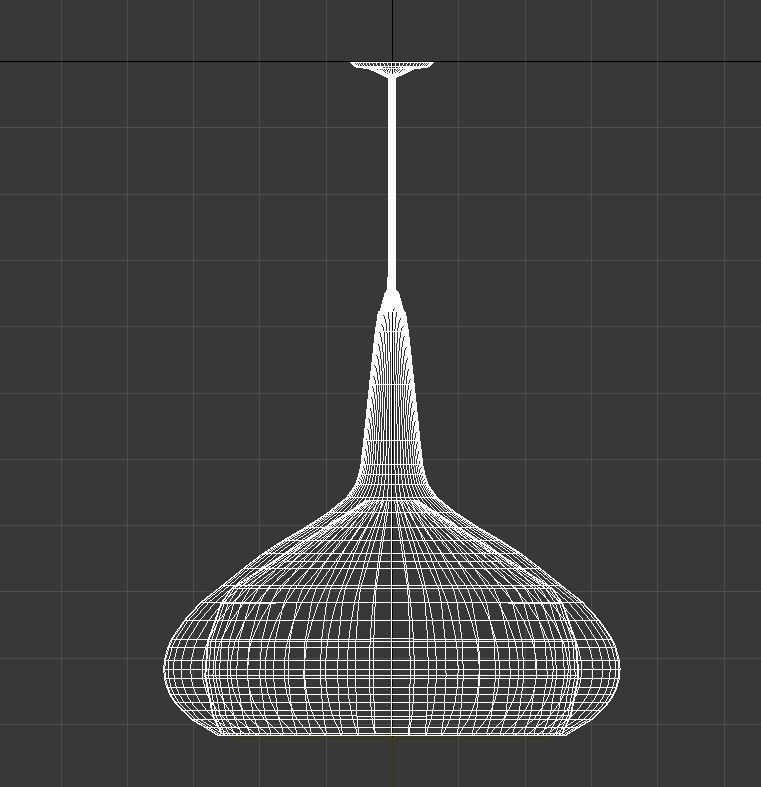 Big hanging white lamp 3D model_10