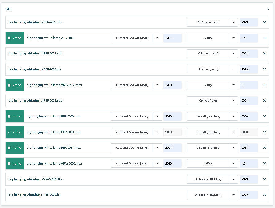 Big hanging white lamp 3D model_12