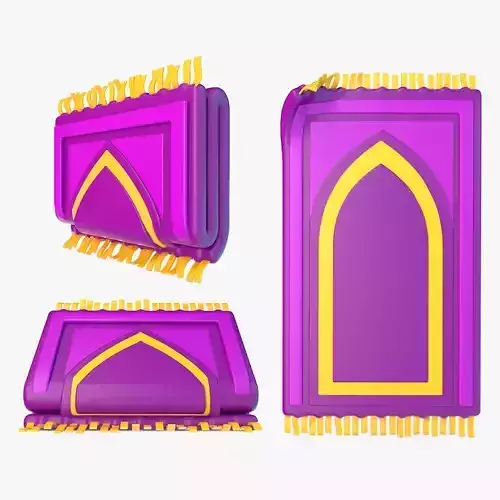 Ramadan Prayer Rug 3D model