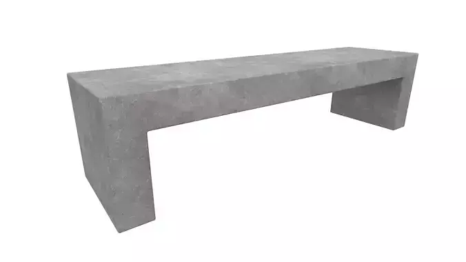 Modern Bench V11 3D Model AR VR PBR