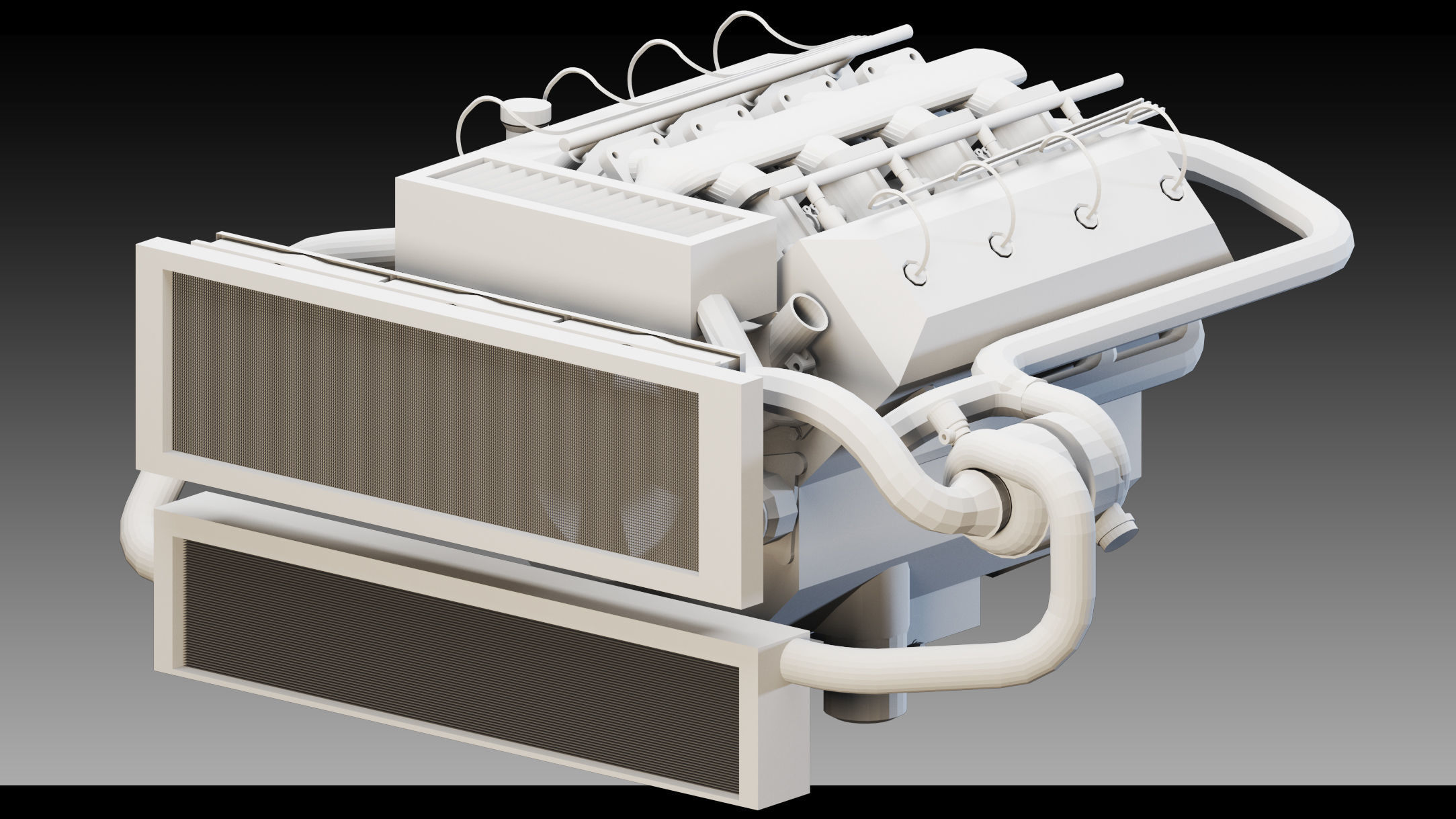 16 Industrial Engines- Vol 03- High detail 3d models Low-poly 3D model_8