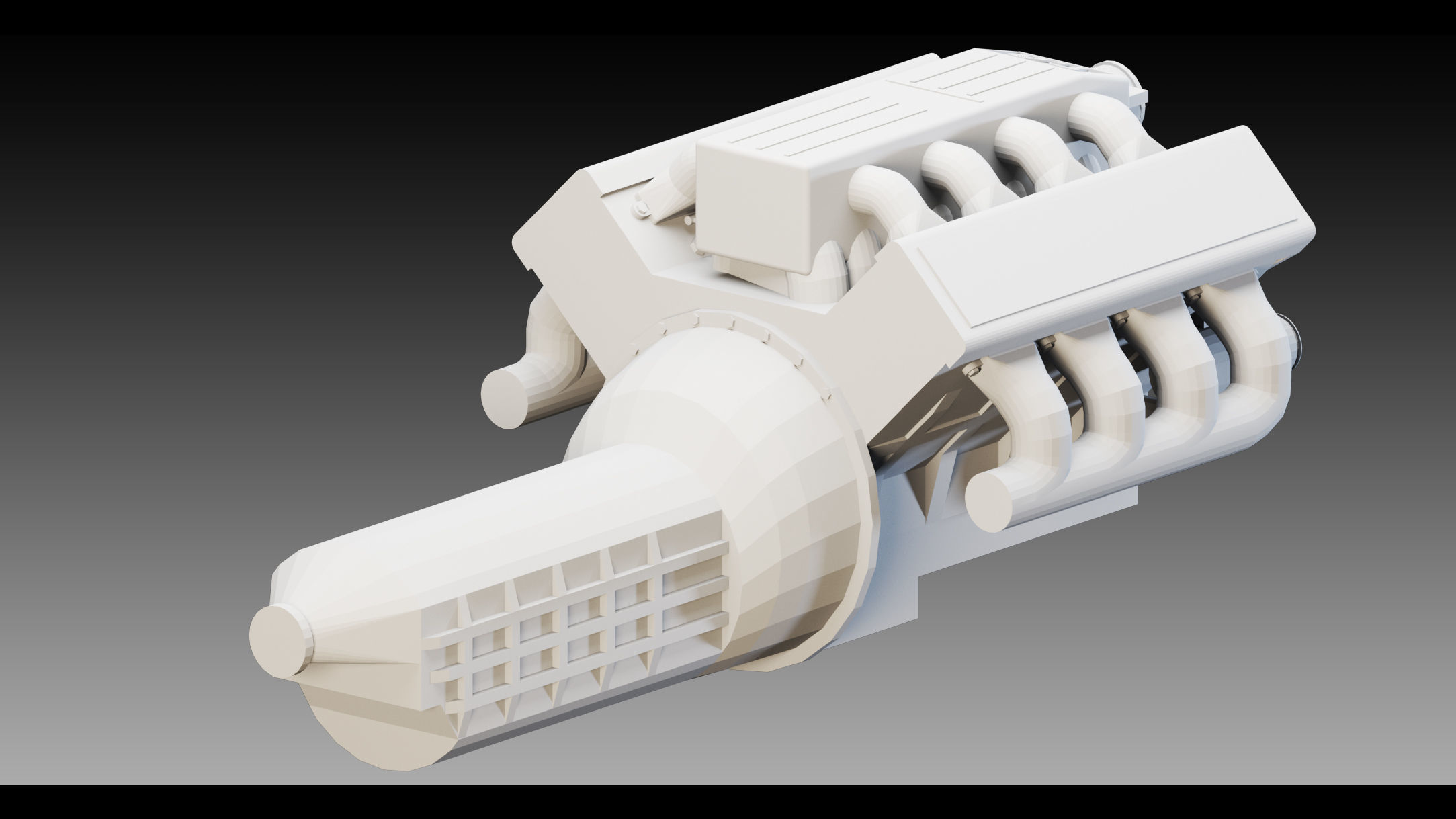 16 Industrial Engines- Vol 03- High detail 3d models Low-poly 3D model_5