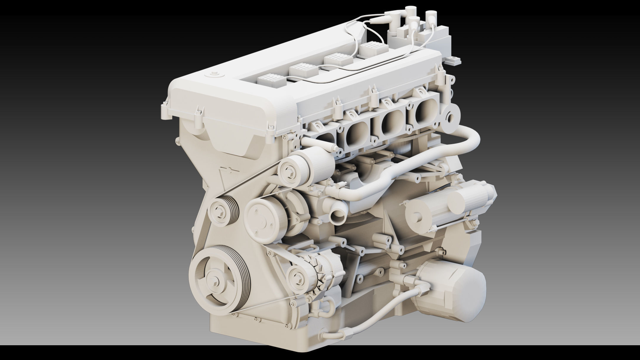 16 Industrial Engines- Vol 03- High detail 3d models Low-poly 3D model_12