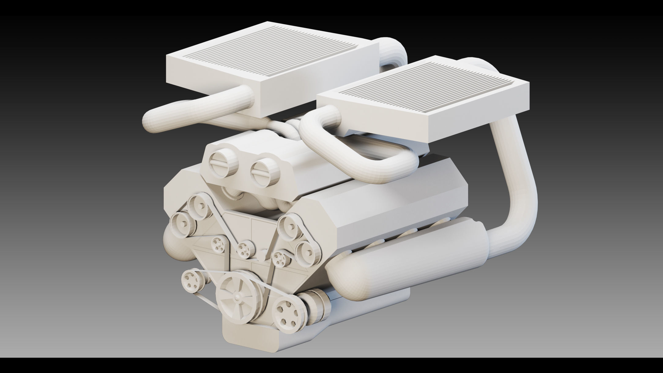 16 Industrial Engines- Vol 03- High detail 3d models Low-poly 3D model_2