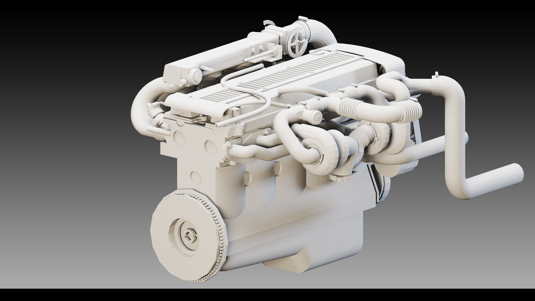 16 Industrial Engines- Vol 03- High detail 3d models Low-poly 3D model_13