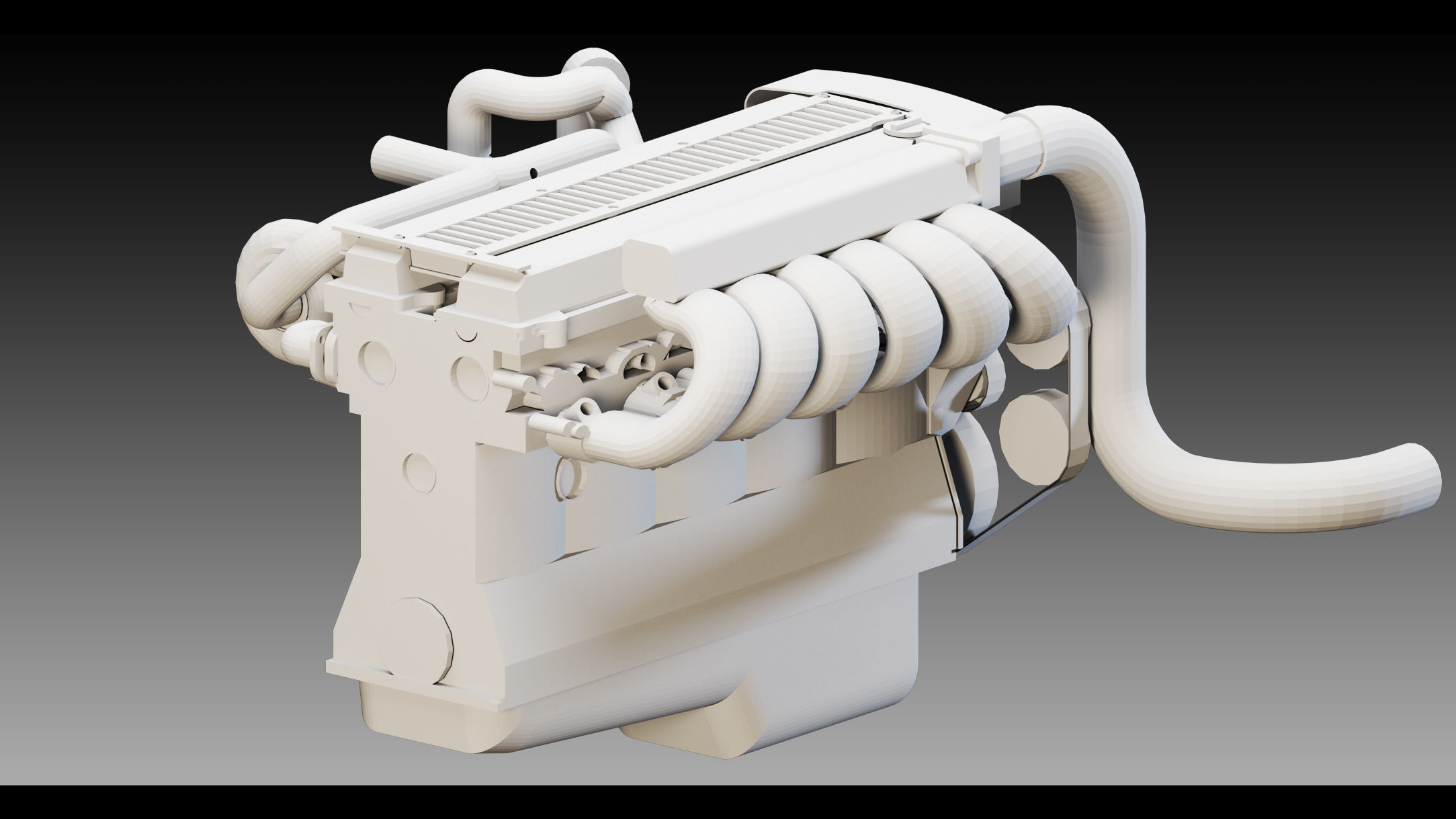 16 Industrial Engines- Vol 03- High detail 3d models Low-poly 3D model_15