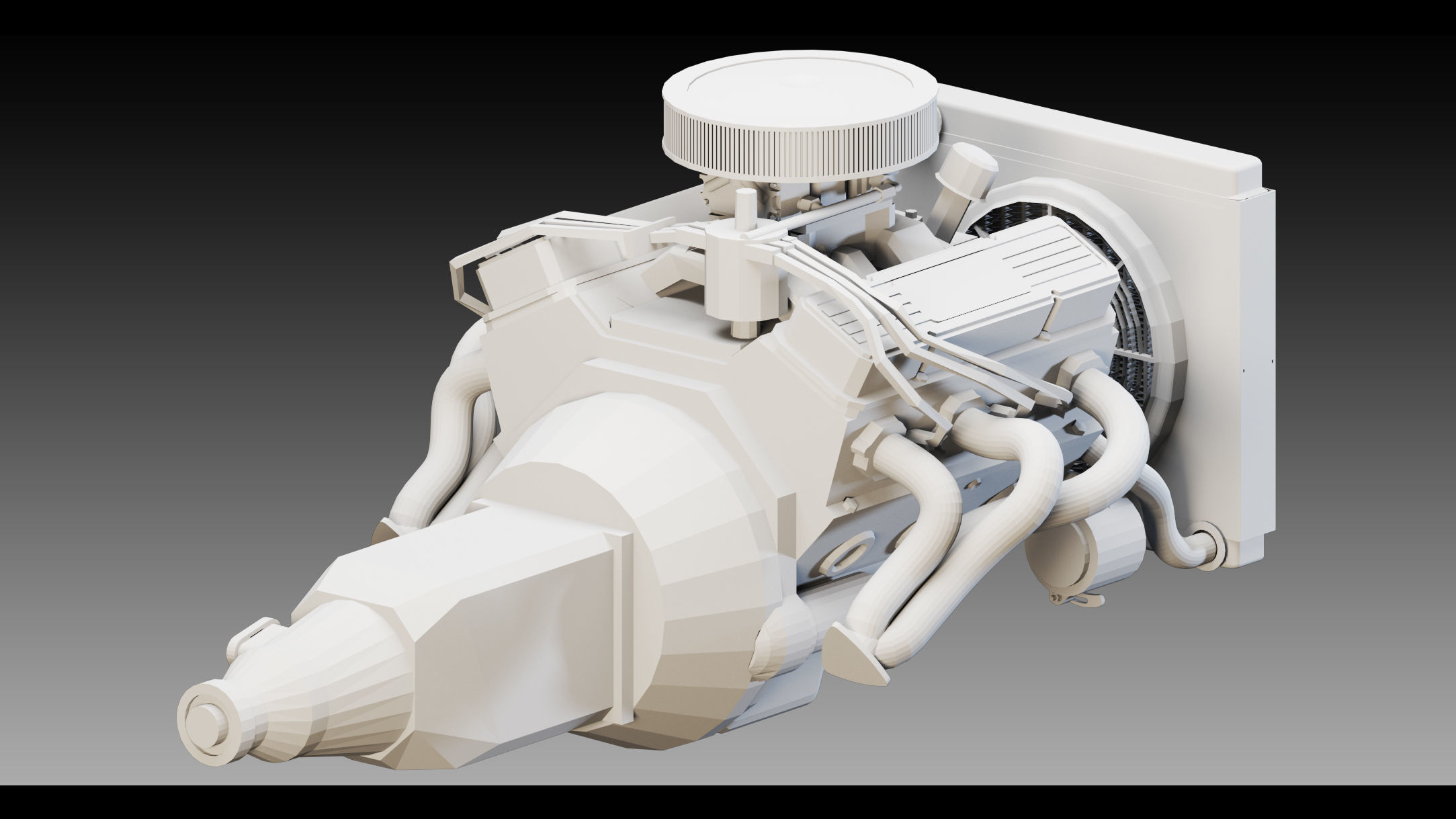 16 Industrial Engines- Vol 03- High detail 3d models Low-poly 3D model_6