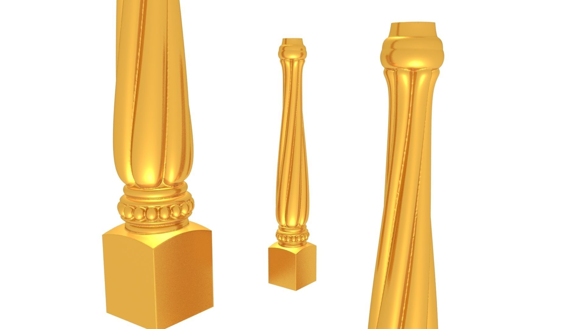 Furniture Legs Tables Chairs CNC Wood 1007 3D print model_1