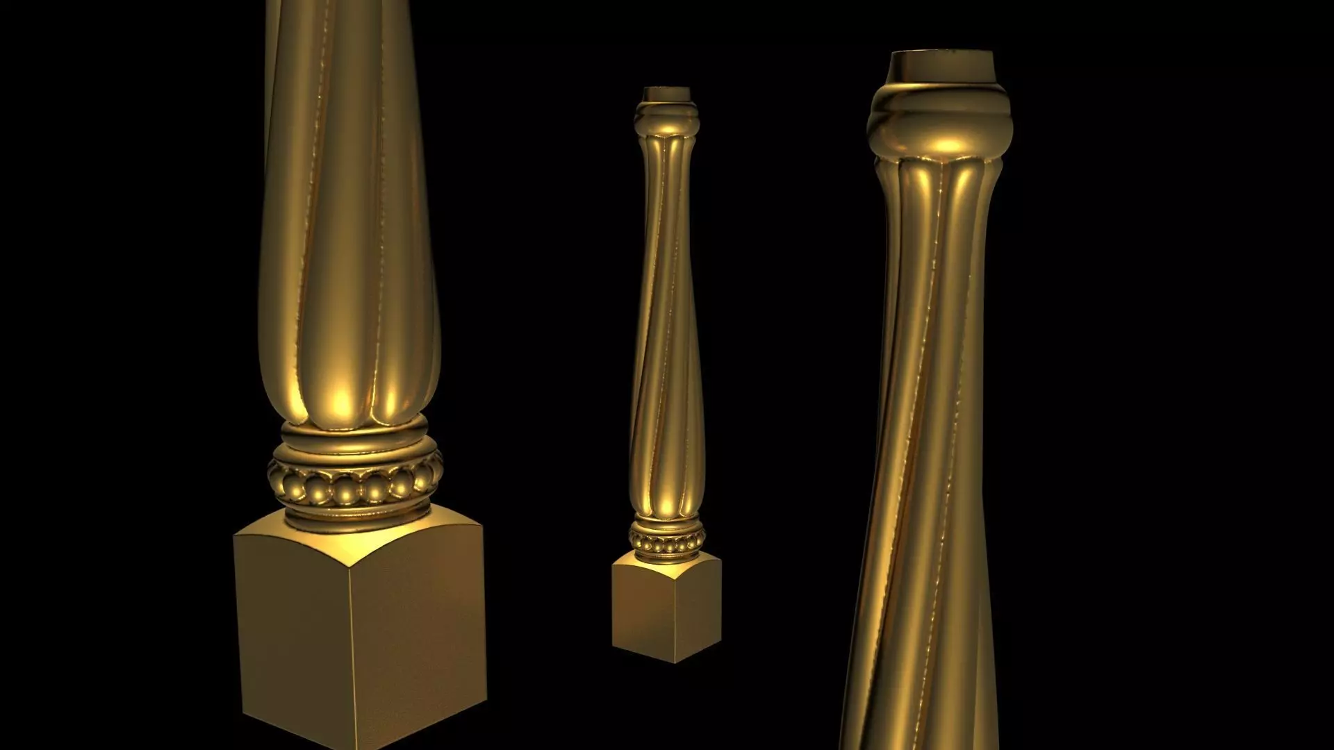 Furniture Legs Tables Chairs CNC Wood 1007 3D print model_0