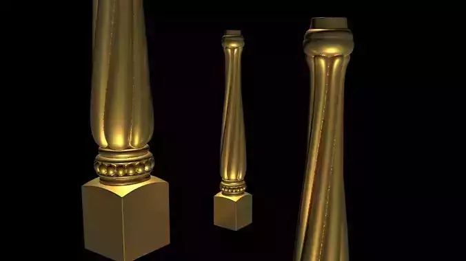 Furniture Legs Tables Chairs CNC Wood 1007