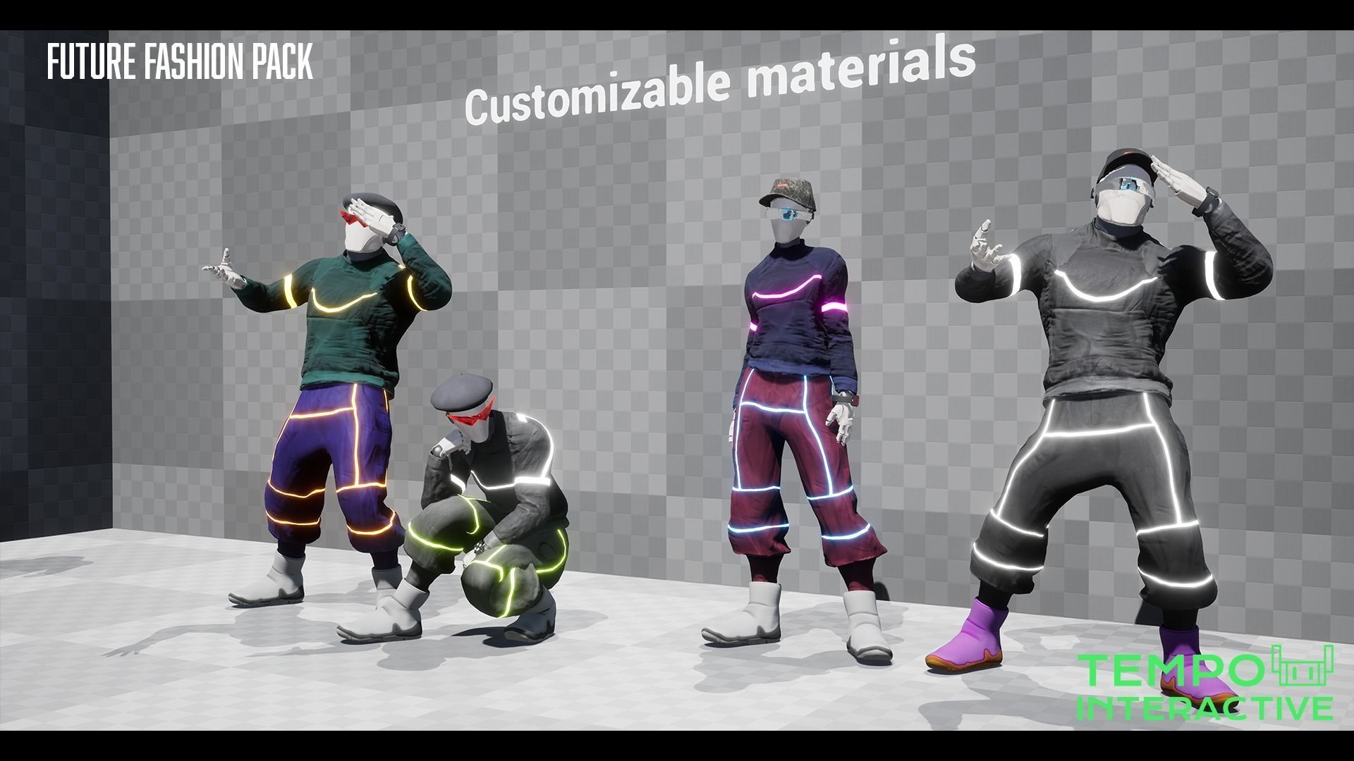 Future Fashion Pack Low-poly 3D model_14