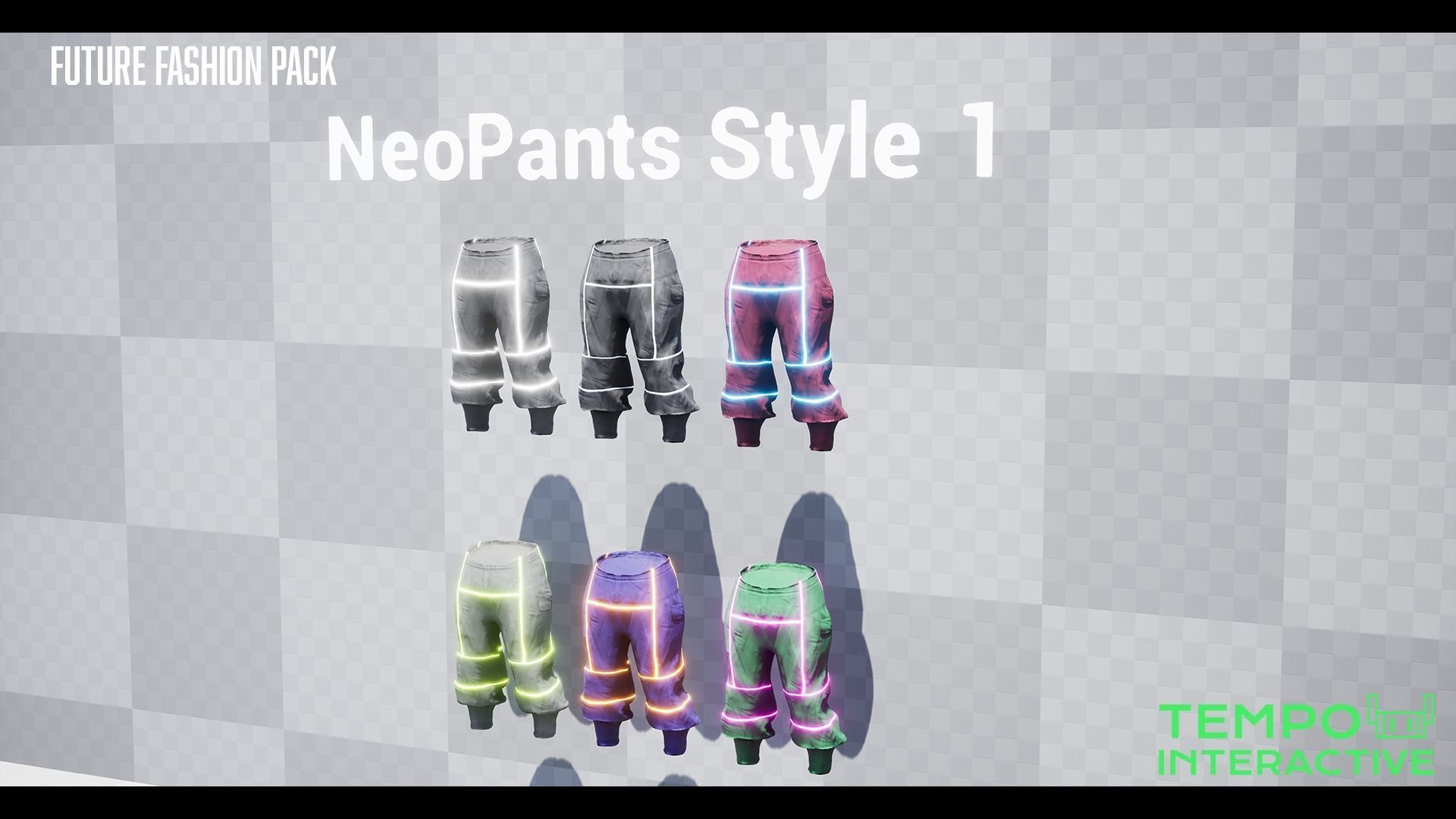 Future Fashion Pack Low-poly 3D model_9
