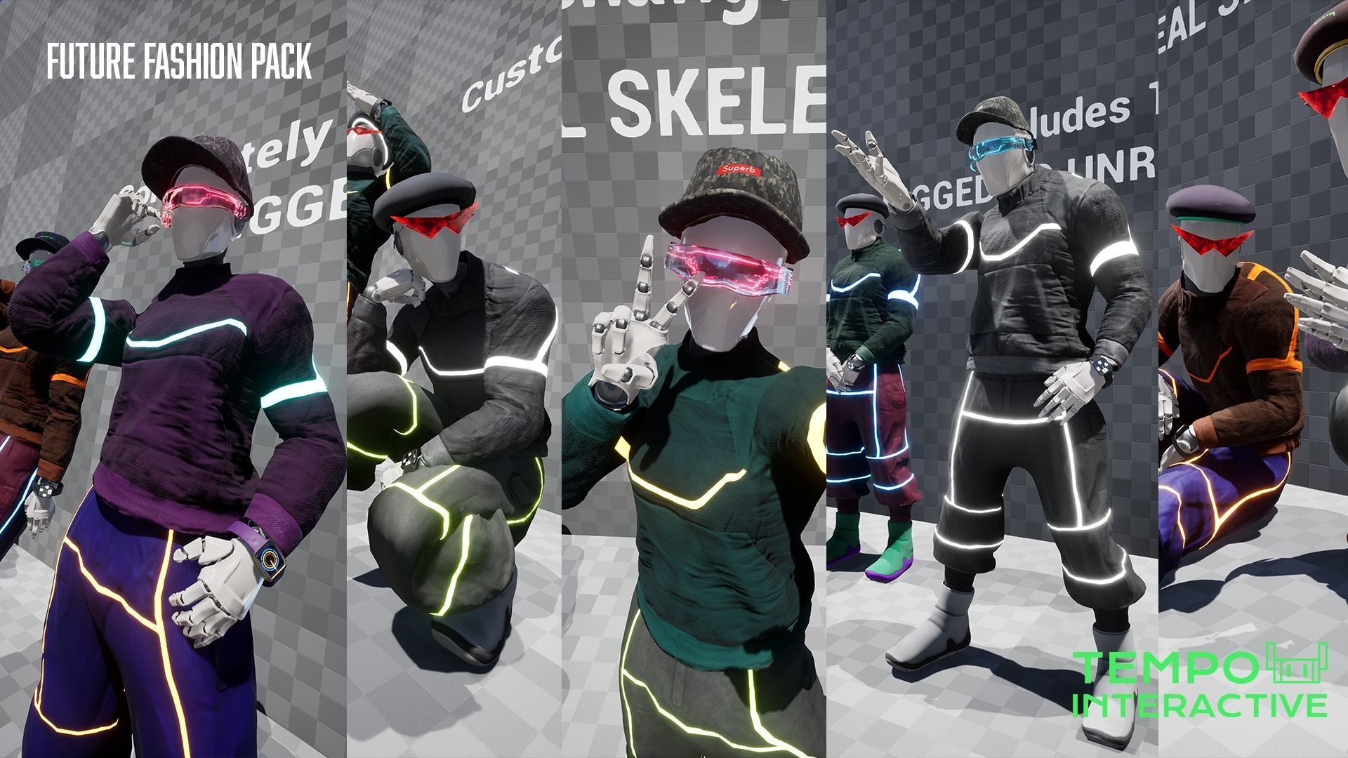 Future Fashion Pack Low-poly 3D model_16