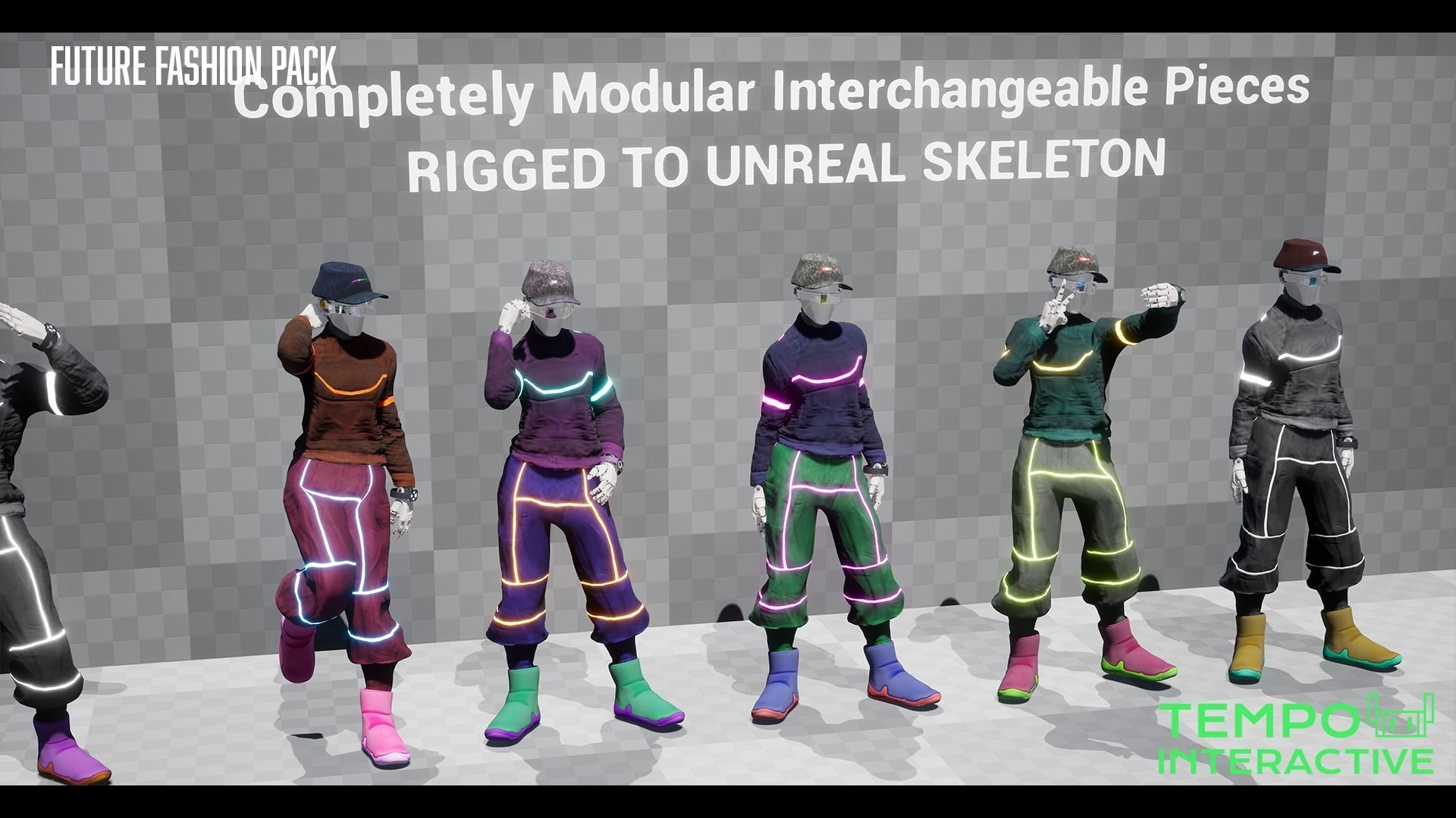 Future Fashion Pack Low-poly 3D model_12