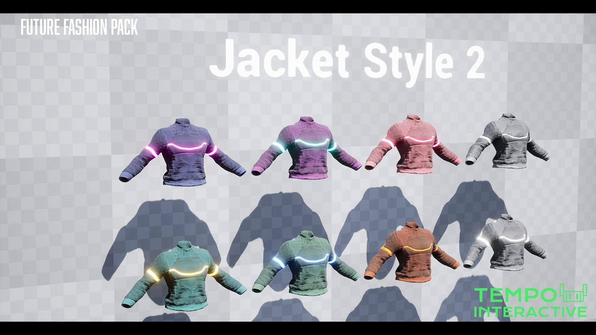 Future Fashion Pack Low-poly 3D model_10