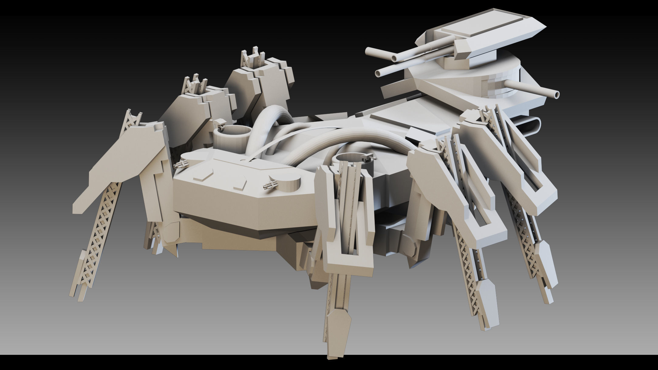 7 War Robots-Vol 03- High detail 3d models Low-poly 3D model_4