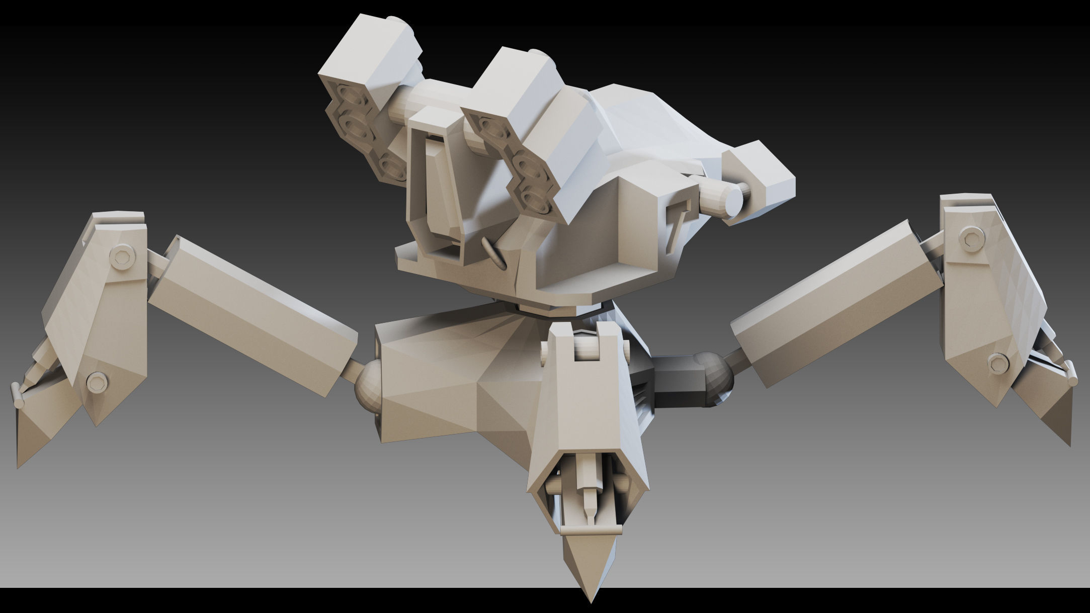 7 War Robots-Vol 03- High detail 3d models Low-poly 3D model_1