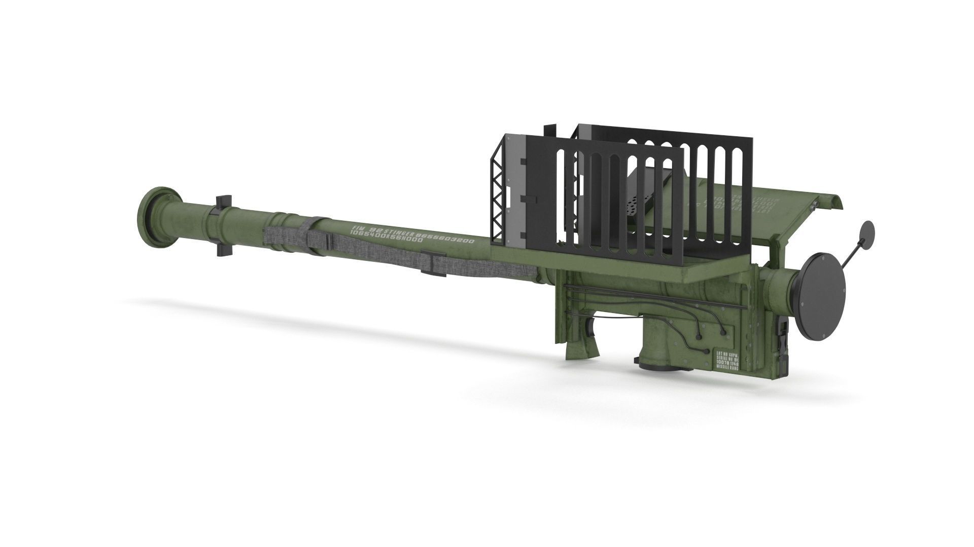 FIM 92 Stinger Missile Launcher 3D model_33