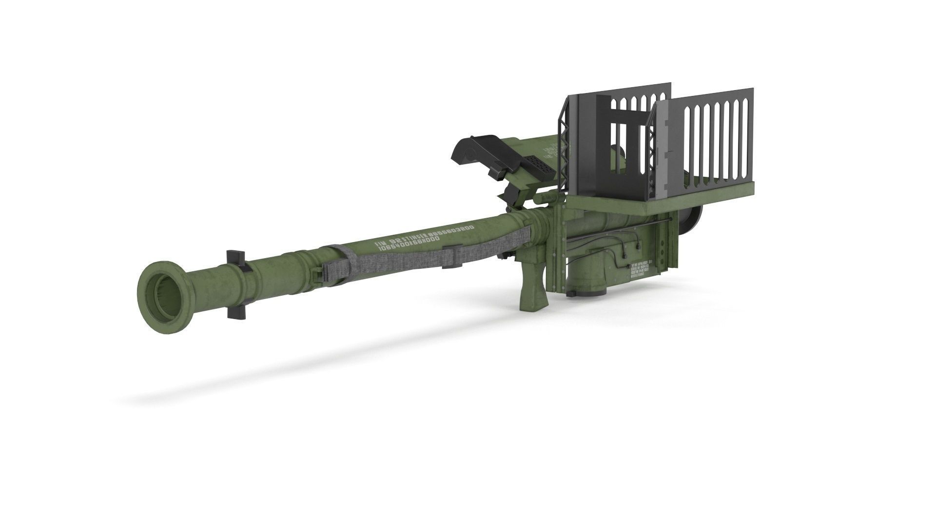 FIM 92 Stinger Missile Launcher 3D model_21