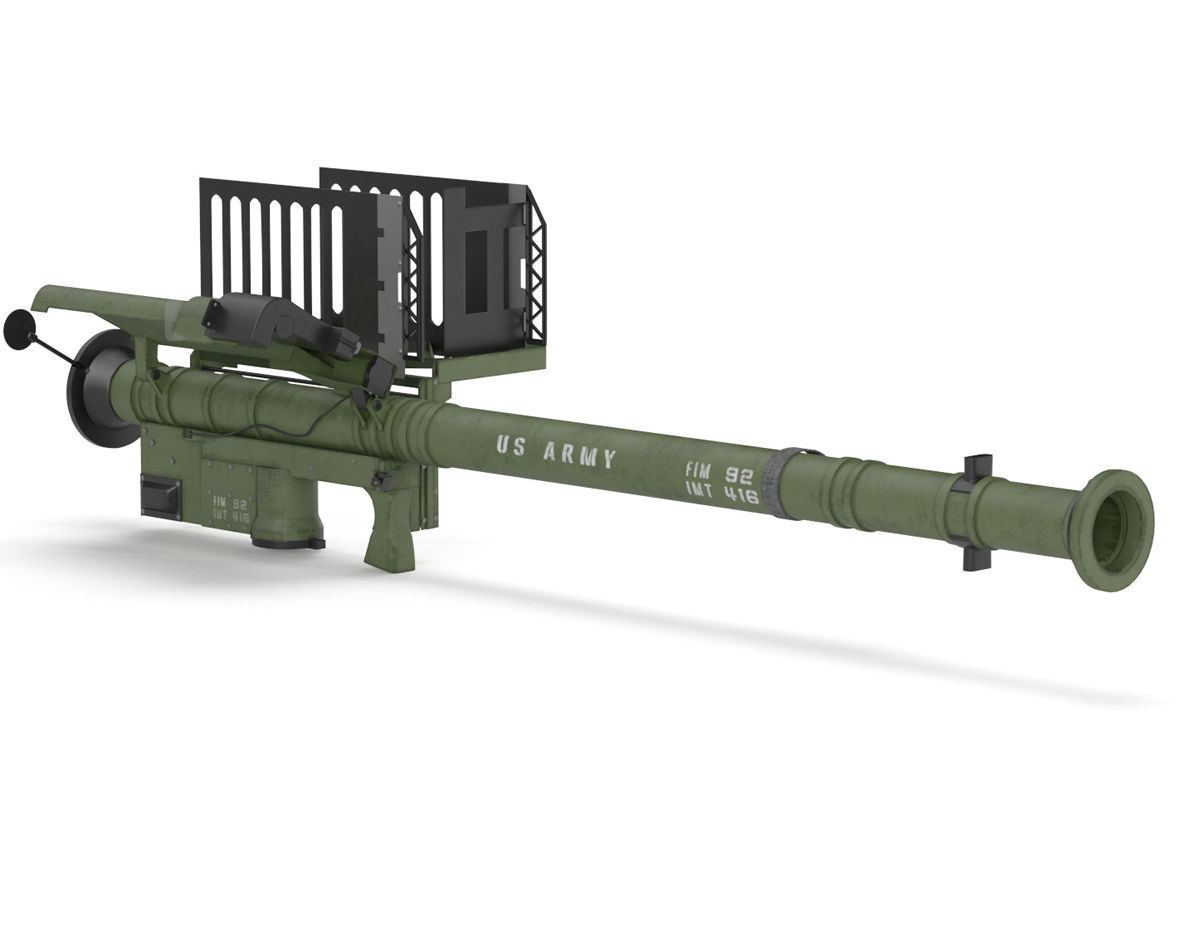 FIM 92 Stinger Missile Launcher 3D model_38