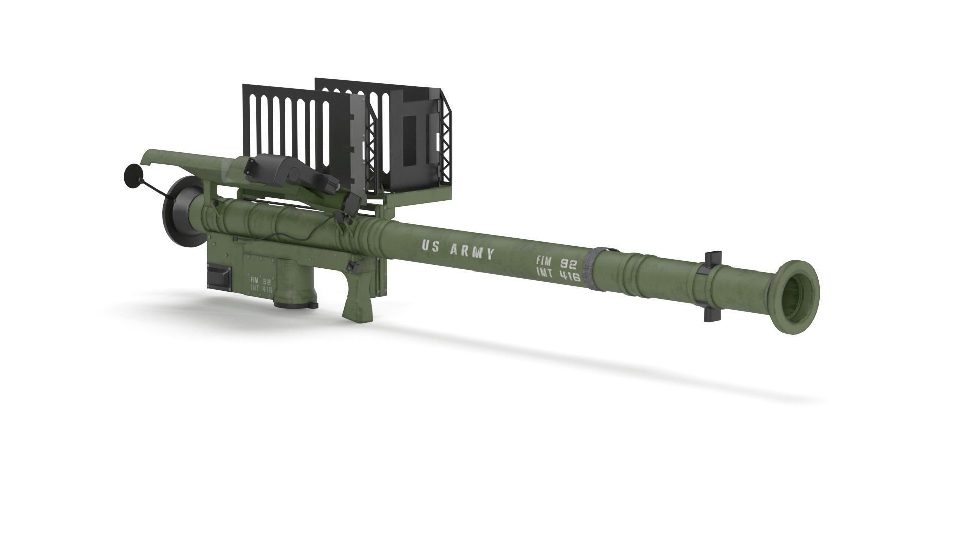 FIM 92 Stinger Missile Launcher 3D model_24