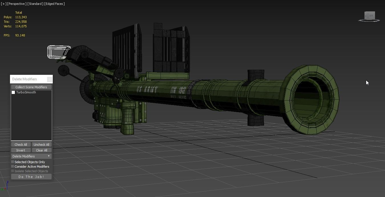 FIM 92 Stinger Missile Launcher 3D model_4