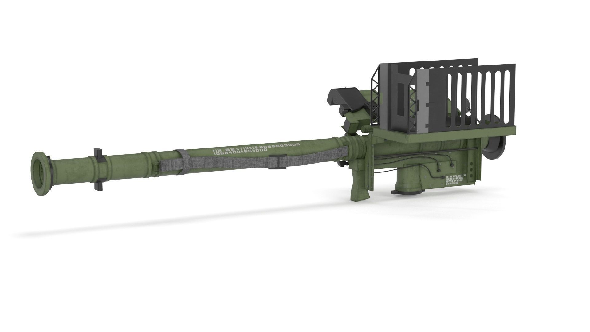 FIM 92 Stinger Missile Launcher 3D model_20