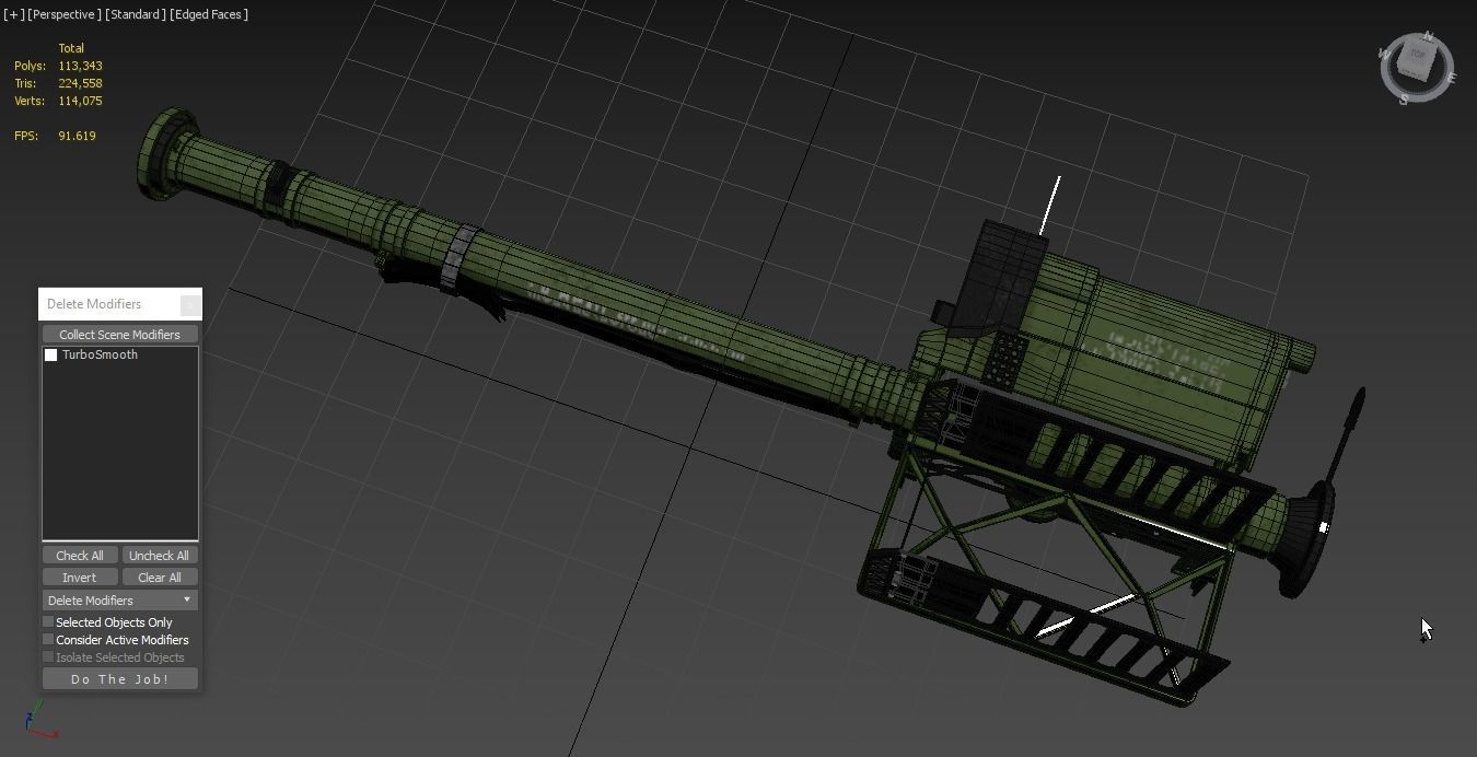 FIM 92 Stinger Missile Launcher 3D model_7