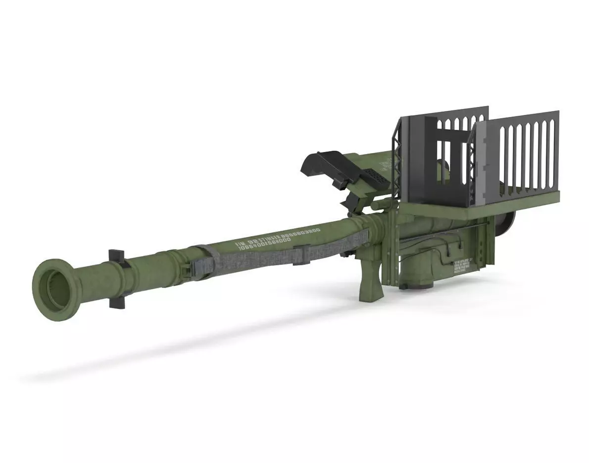 FIM 92 Stinger Missile Launcher 3D model_0