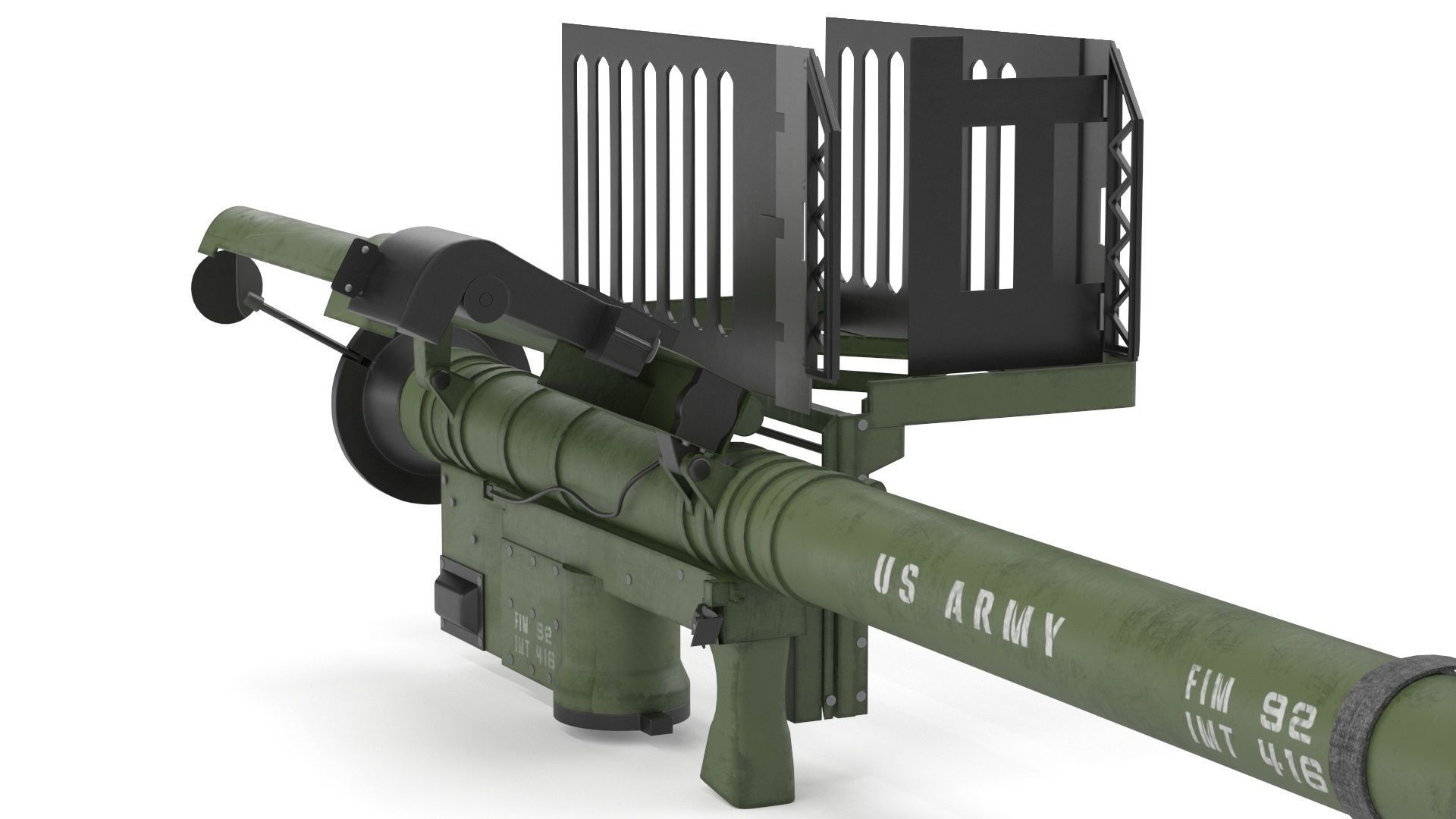 FIM 92 Stinger Missile Launcher 3D model_14