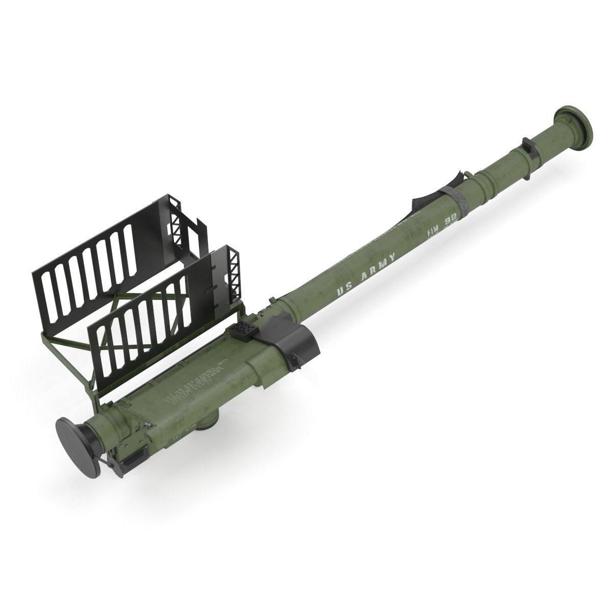 FIM 92 Stinger Missile Launcher 3D model_36