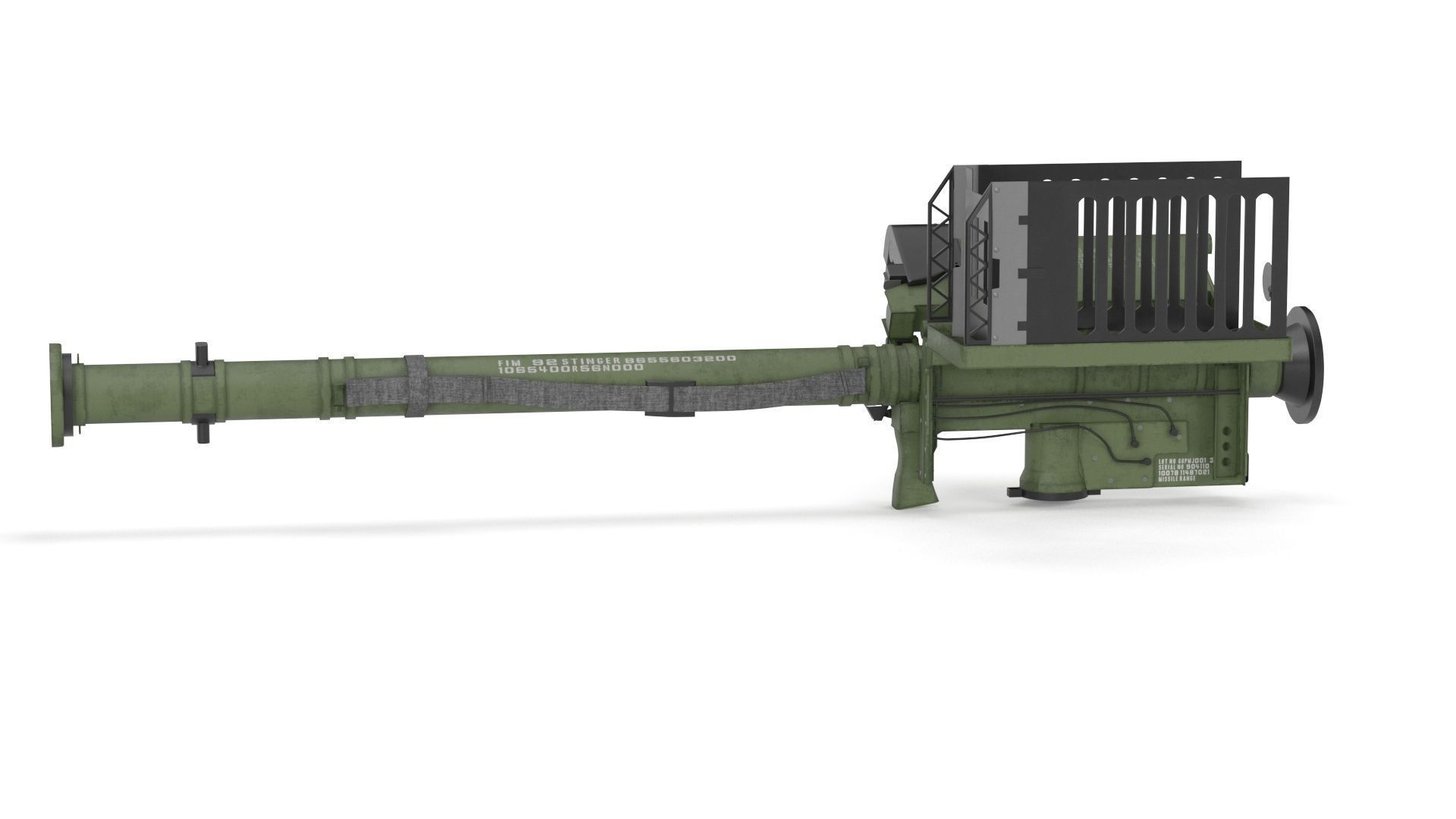 FIM 92 Stinger Missile Launcher 3D model_19