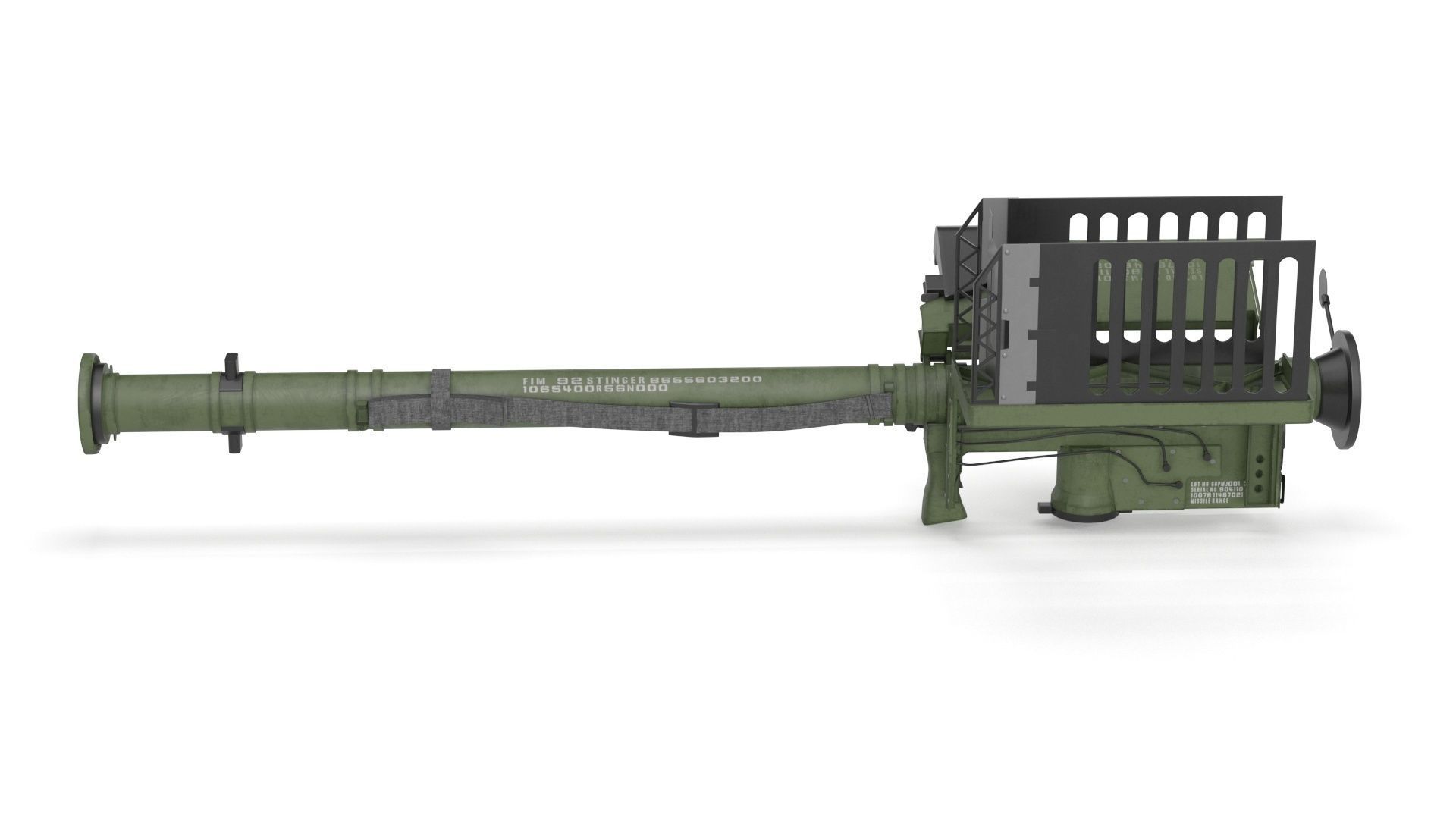 FIM 92 Stinger Missile Launcher 3D model_12