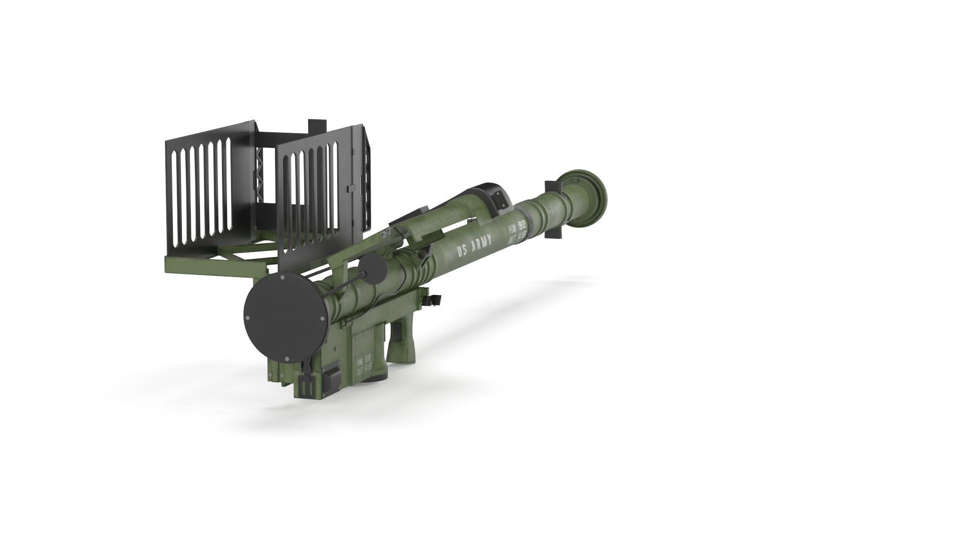 FIM 92 Stinger Missile Launcher 3D model_28