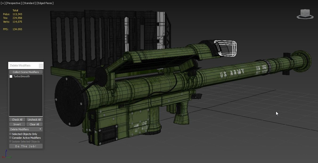FIM 92 Stinger Missile Launcher 3D model_5