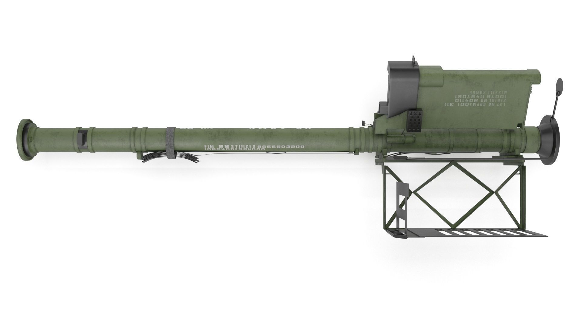 FIM 92 Stinger Missile Launcher 3D model_10