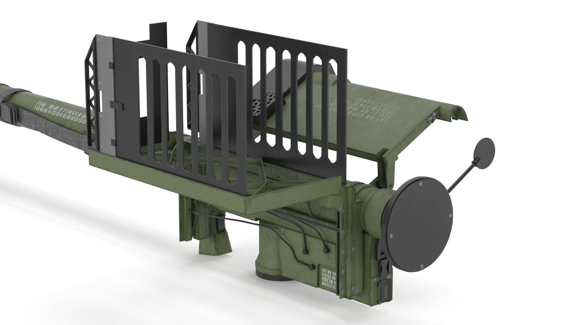 FIM 92 Stinger Missile Launcher 3D model_3