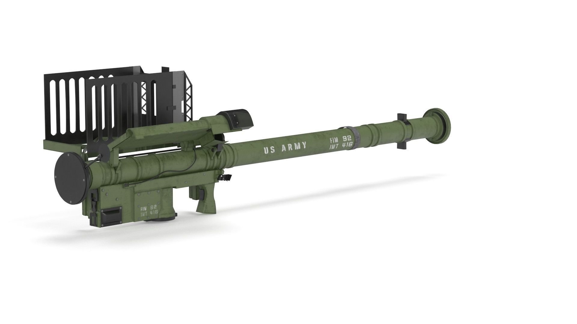 FIM 92 Stinger Missile Launcher 3D model_27