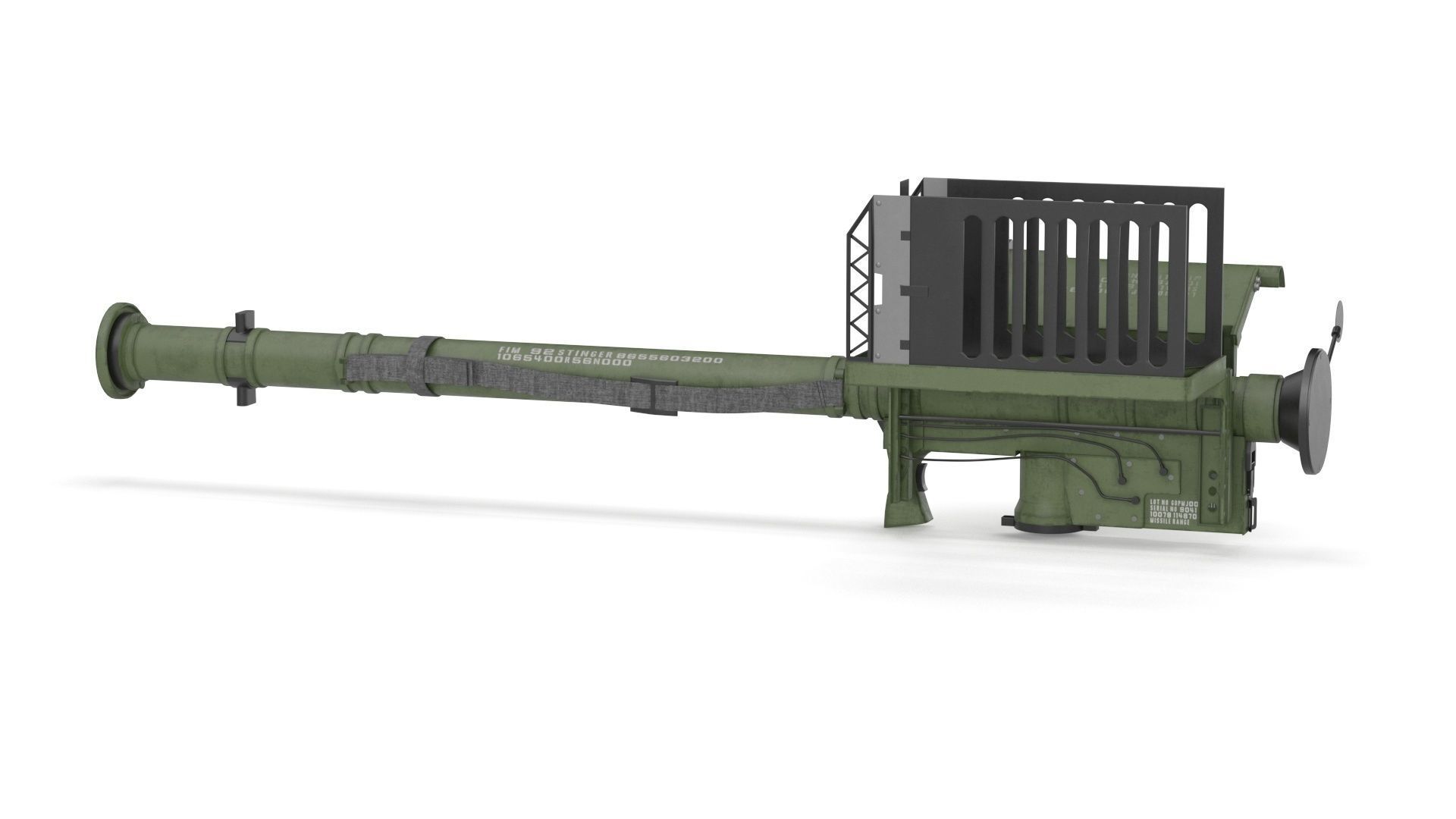 FIM 92 Stinger Missile Launcher 3D model_16