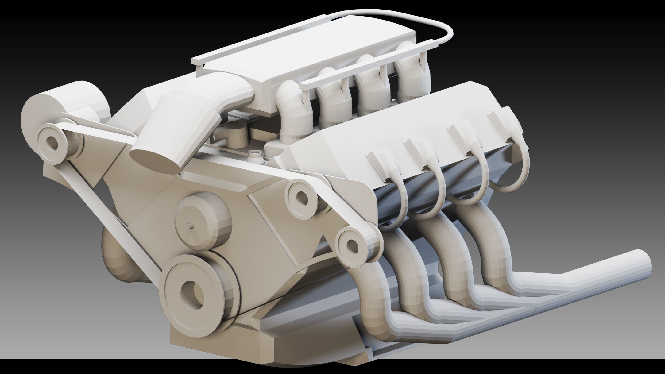 11 Industrial Engines- Vol 04- High detail 3d models Low-poly 3D model_11