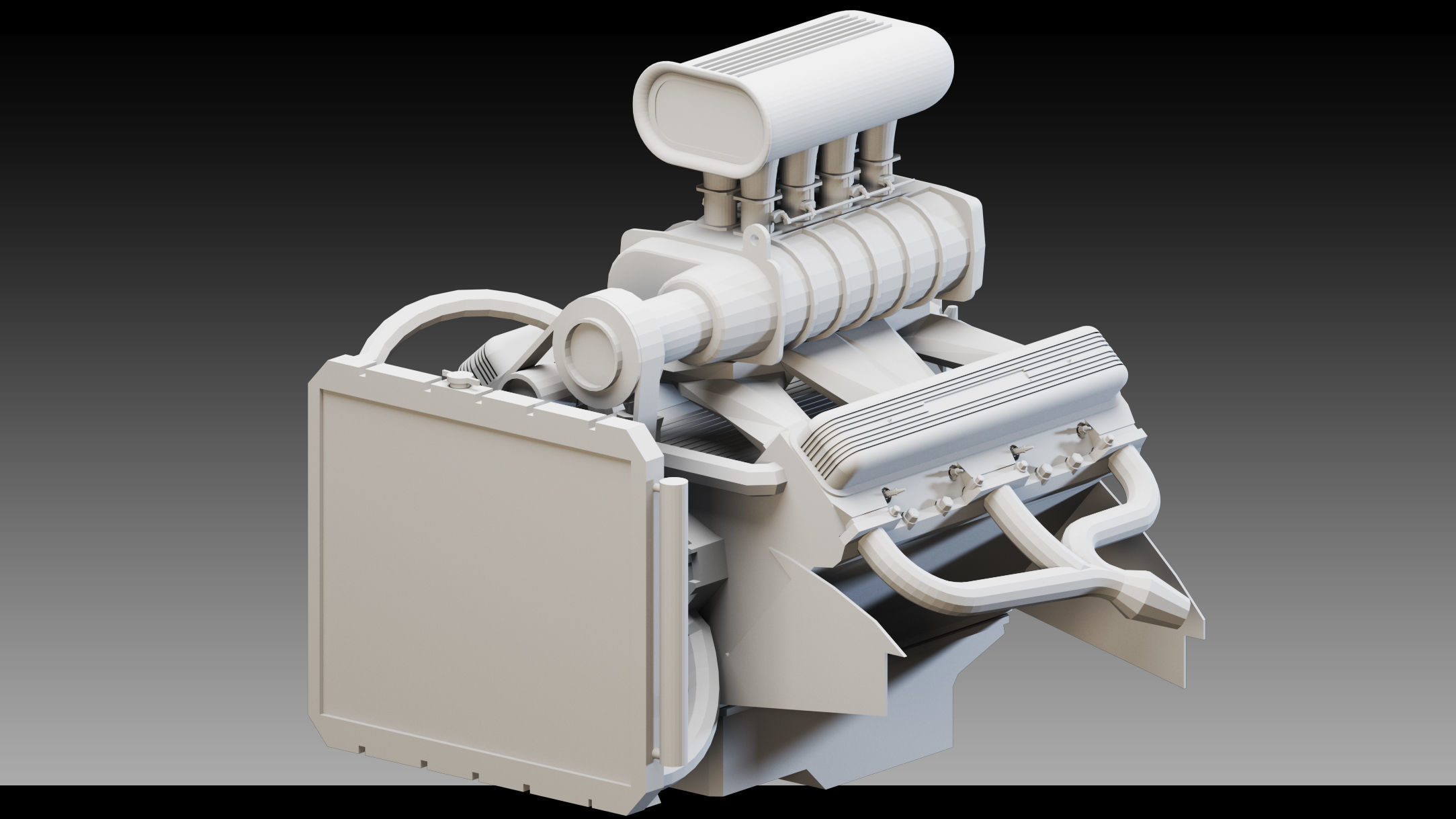 11 Industrial Engines- Vol 04- High detail 3d models Low-poly 3D model_10