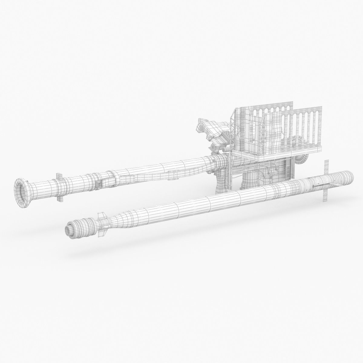 FIM 92 Stinger Missile with Launcher 3D model_39