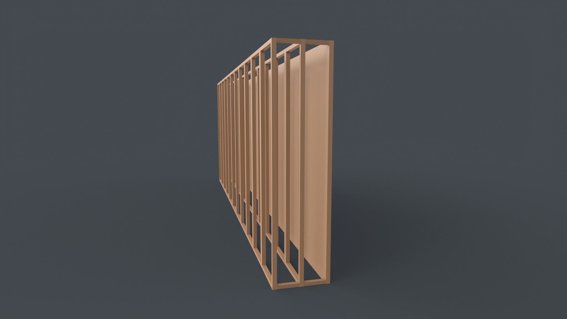 Advertising Stand Low-poly 3D model_3