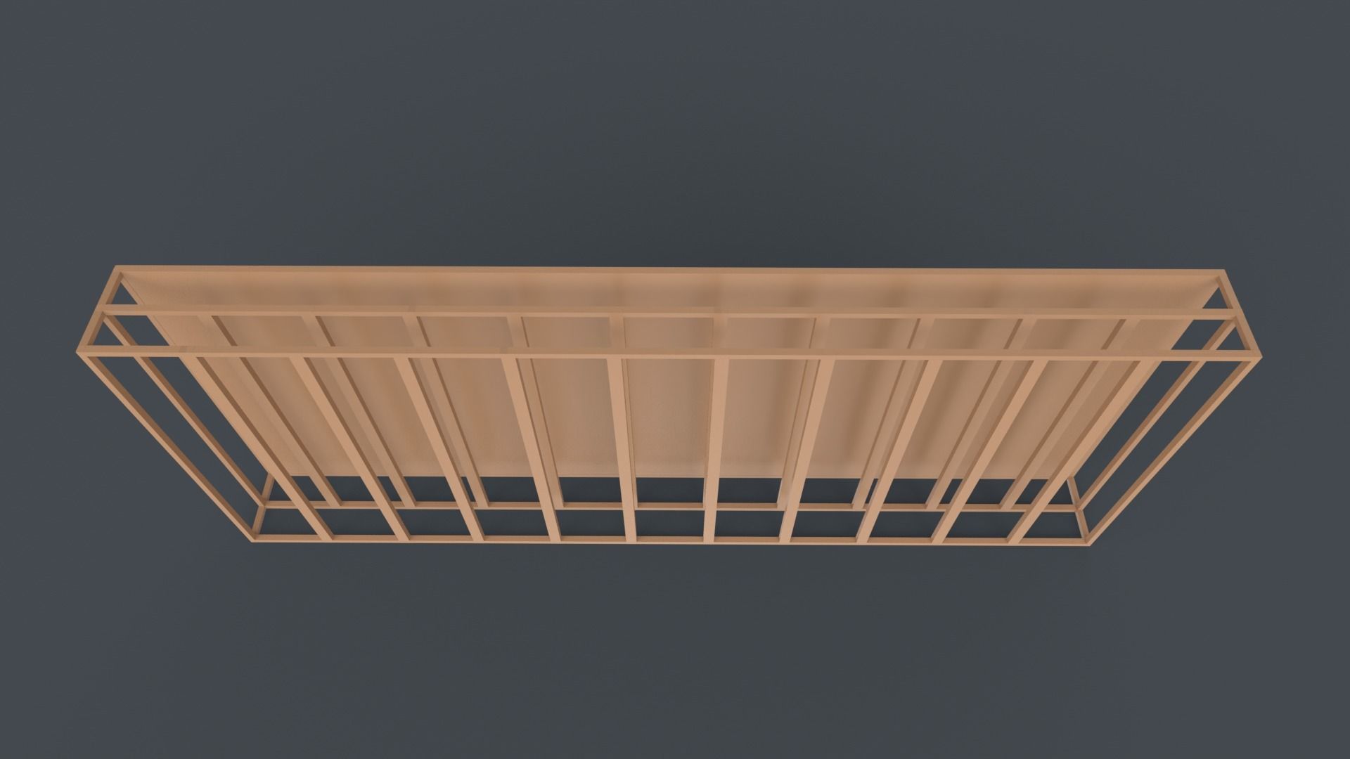 Advertising Stand Low-poly 3D model_5