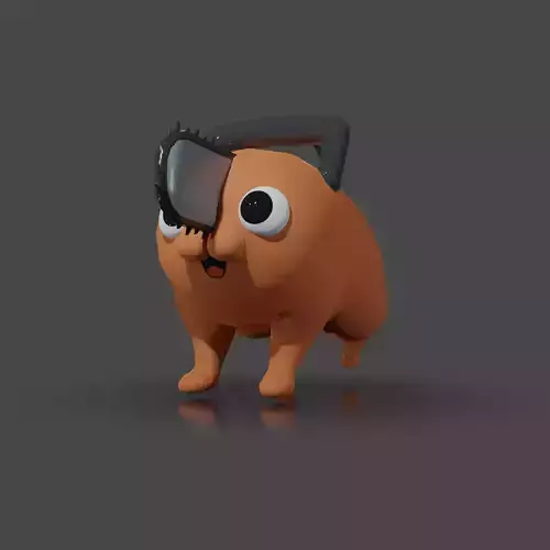 Pochita from CHAINSAW MAN RIGGED Model
