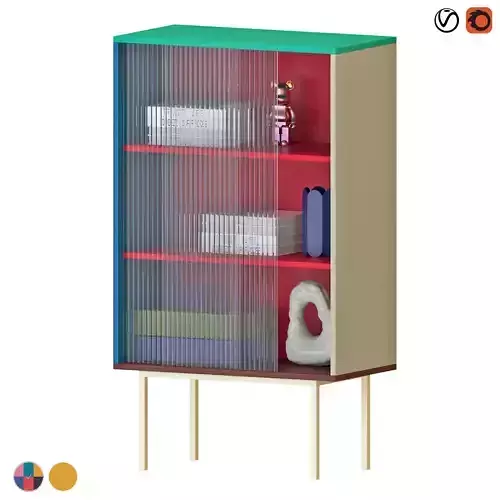 Hay Colour Cabinet Tall 3D model