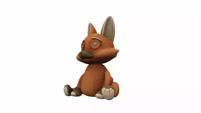 Plush toy fox 1