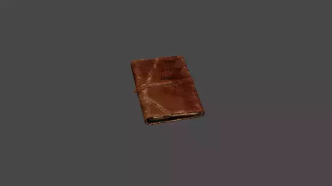 Journey Book Low-poly 3D model