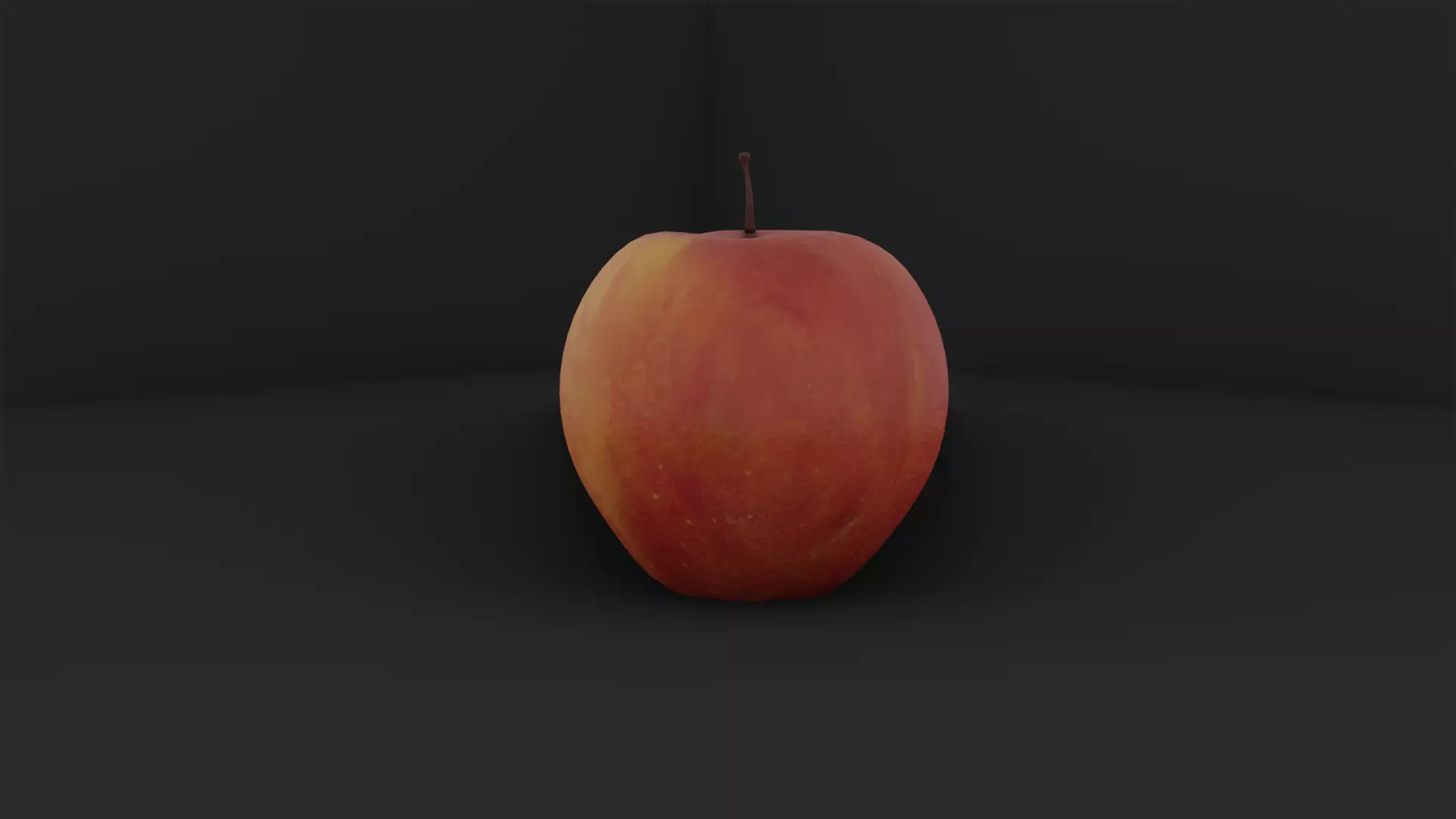 Apple Low-poly 3D model